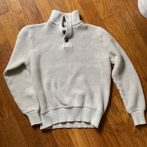 Lucky Brand cable knit Henley sweater